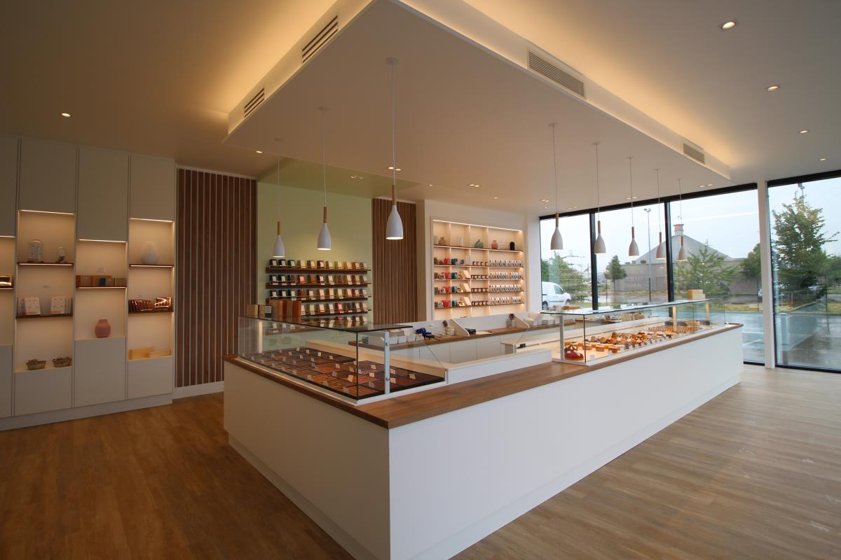 Agencement CHOCOLATERIE / PATISSERIE YVAN CHEVALIER - RENNES (35)